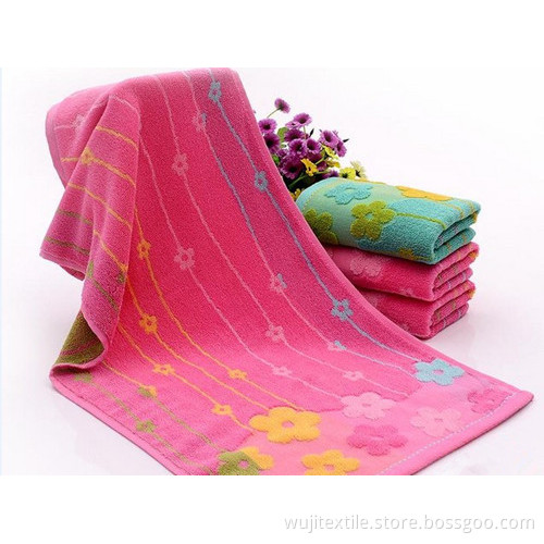 SGS Jacquard Sunflower Teenagers' Face Towel (WJ-CH1551)
